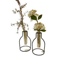 Metal vase