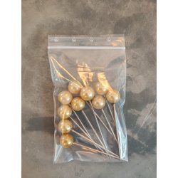 Deko n�le guld 15 x 75 mm