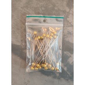 Deko n�le guld 6 x 65 mm