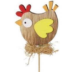 Kyllinger med halm p pind