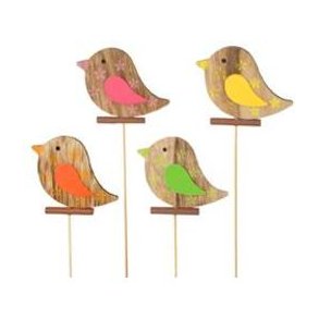  Fugle tr� p� pind Gr�n