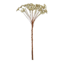 Blomst p trd Guld glitter