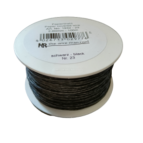 Vindselstr�d papir spole sort 100 m