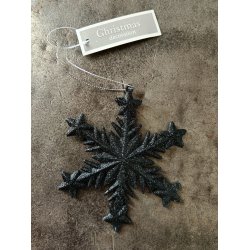 Sort glimmer snefnug