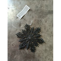 Sort glimmer snefnug