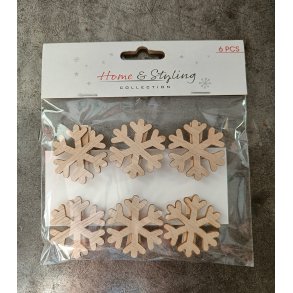 Klemmer med stor snefnug