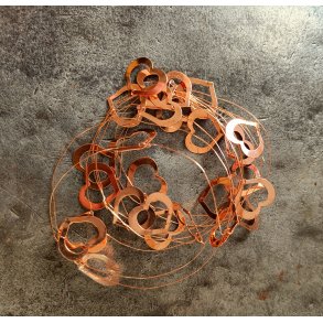 Hjerter p� tr�d kobber