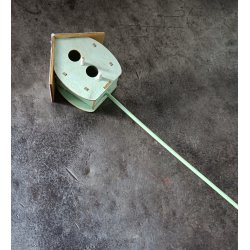 Fuglehus p pind  med stof tag grn