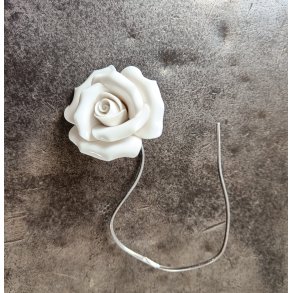 Porcel�ns rose hvid