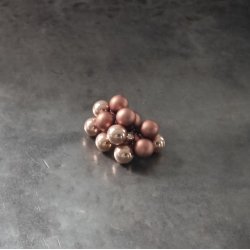 Glas kugler 20mm kobber