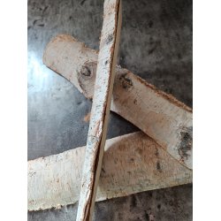 Dekorationstr med birkebark