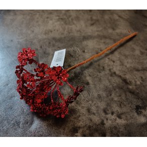Blomst p� tr�d r�d glitter