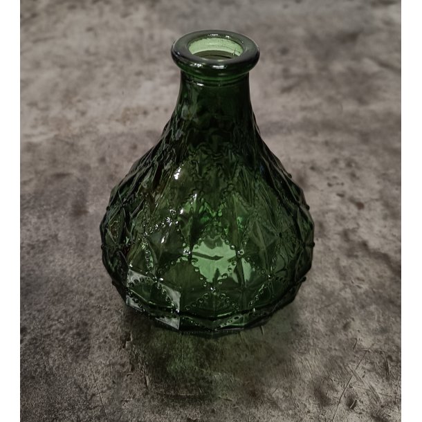 Glas vase grn