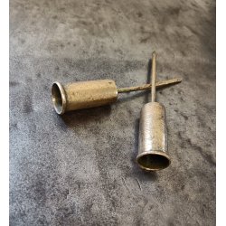 Lysholder p spyd antik guld