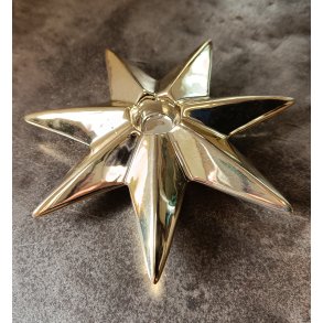 Lysestage stjerne guld