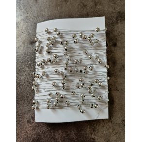 Perleguirlande s�lv perle