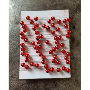 Perleguirlande r�d perle