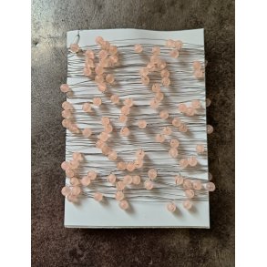 Perleguirlande fersken perle