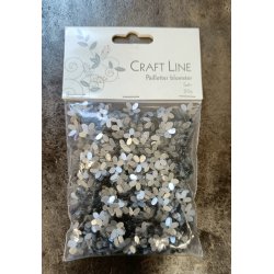 Pailletter blomster slv