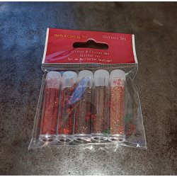 Glitter 5 ass. rr kobber-rd