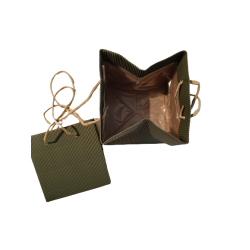 Papir pose til dekoration rillet