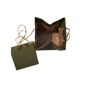 Papir pose til dekoration rillet