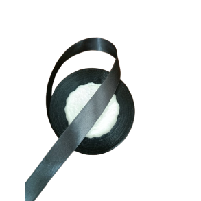 Satinb�nd sort 20mm