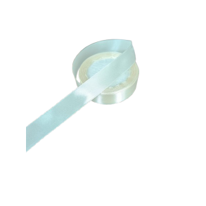 Satinb�nd r�hvid 20 mm