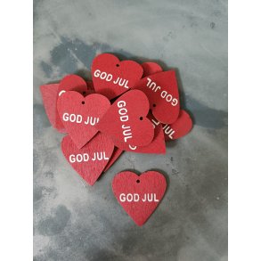 Hjerte god jul r�d