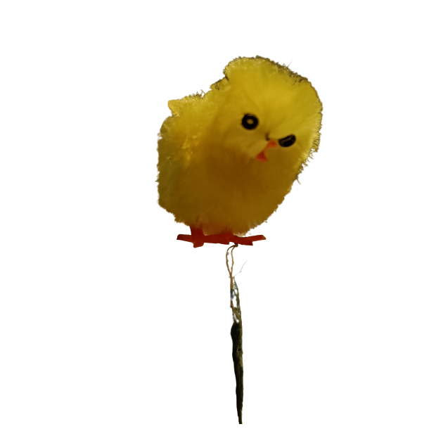 Gule chenille kyllinger