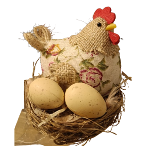 H�ne p� rede blomster