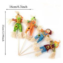 Fugleskr�msel p� pind orange