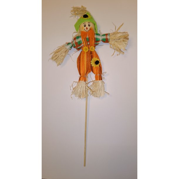 Fugleskr�msel p� pind orange