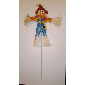 Fugleskr�msel p� pind bl�