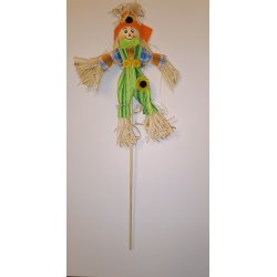 Fugleskr�msel p� pind gr�n