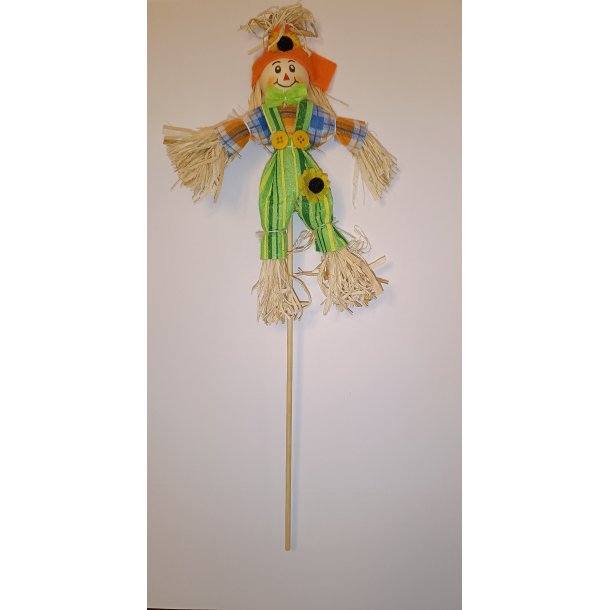 Fugleskr�msel p� pind gr�n