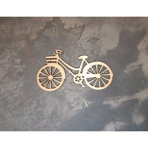 Tr�cykel til dekoration