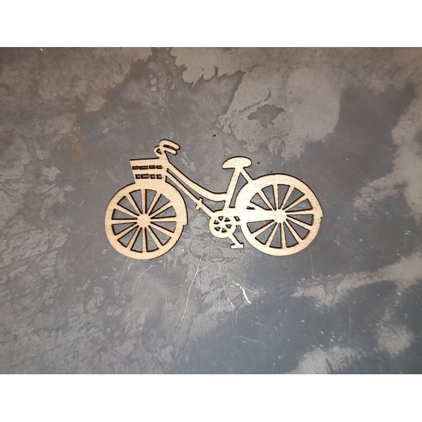 Tr�cykel til dekoration