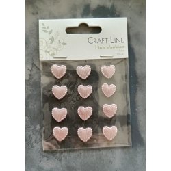 Hjerter med perlekant lyser�d