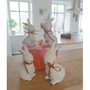 Hare keramik sand lille