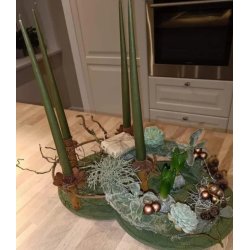 Glas kugler 20mm kobber