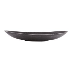 Dekorations oval fad koksgr