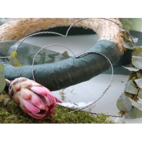 Metal hjerte ring � 20