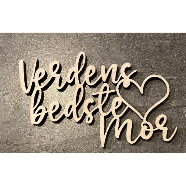 Buket skilte verdens bedste mor