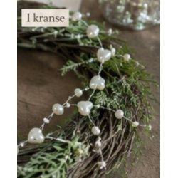 Perleguirlande hjerter perle