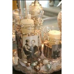 Perleguirlande fersken perle