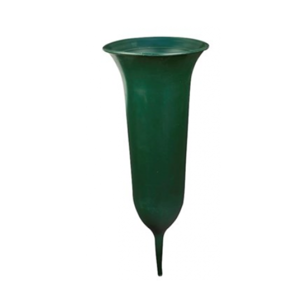 Grav vase H 32 cm