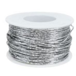 Vindselstr�d papir spole s�lv 100 m