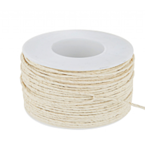 Vindselstr�d papir spole hvid 100 m